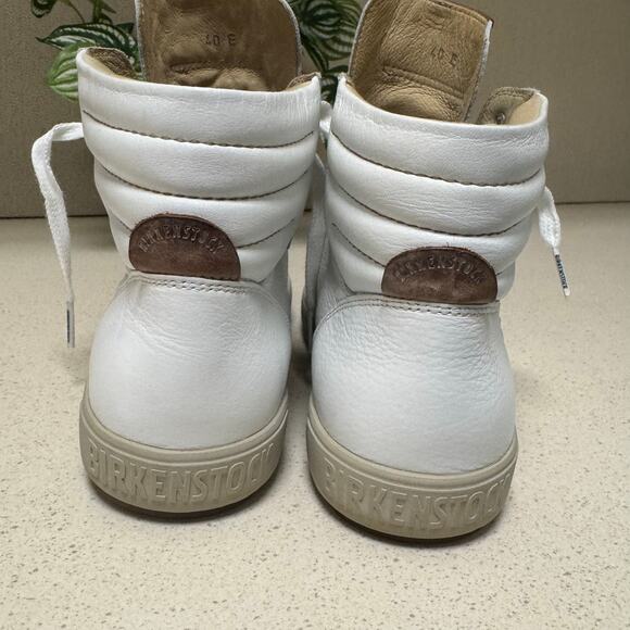 •VNDS• Birkenstock Women’s Bartlett Kids White Leather Shoes • EU40 - Picture 5 of 13